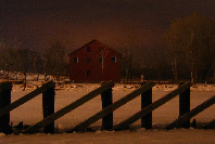 Ghostly looking house