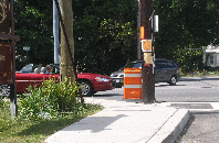 Telephone Pole in the Street